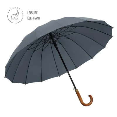 Puinen Crook Handle -sateenvarjo